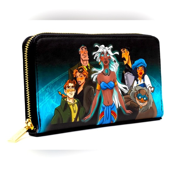 Danielle Nicole - Disney Atlantis Zip Around Wallet- 8.0"x4.5"x1.0" - Picture 3 of 4